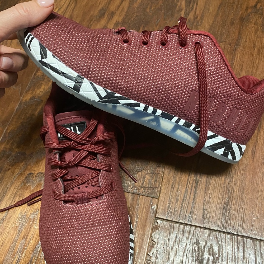NO BULL maroon Crossfit training shoes 10